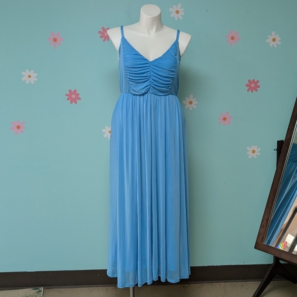Torrid Light Blue Midi Dress